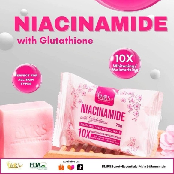 32x BMRS Niacinamide with Glutathione Premium Brightening Soap (70g each) - Picture 10 of 11